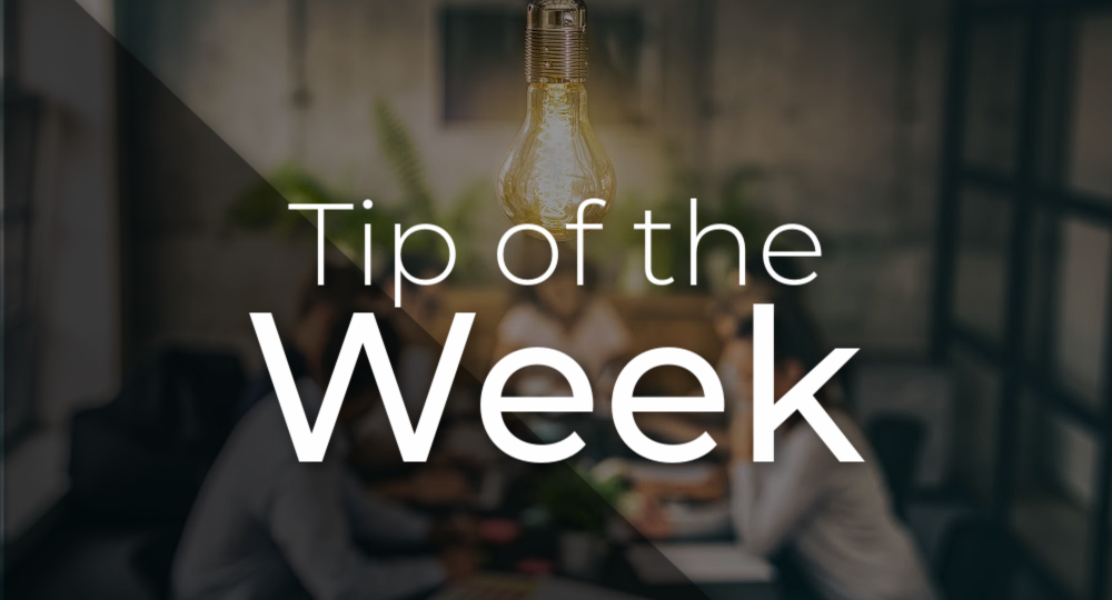 Black- Tip of the Week