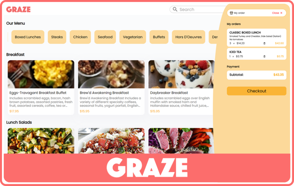 Caterease | Advanced Catering & Event Management Software Graze Hover Header