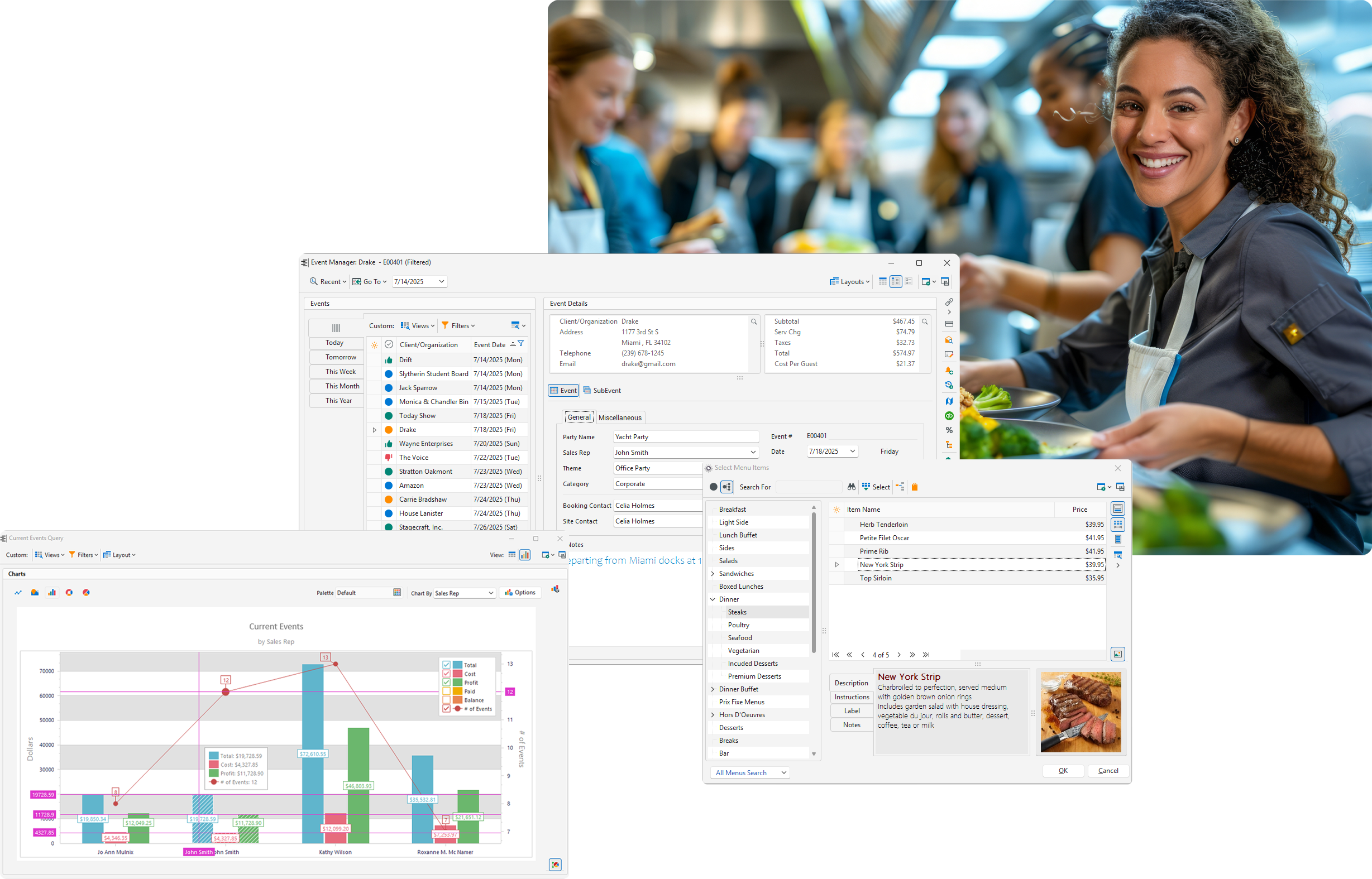Caterease | Advanced Catering & Event Management Software CE Collage