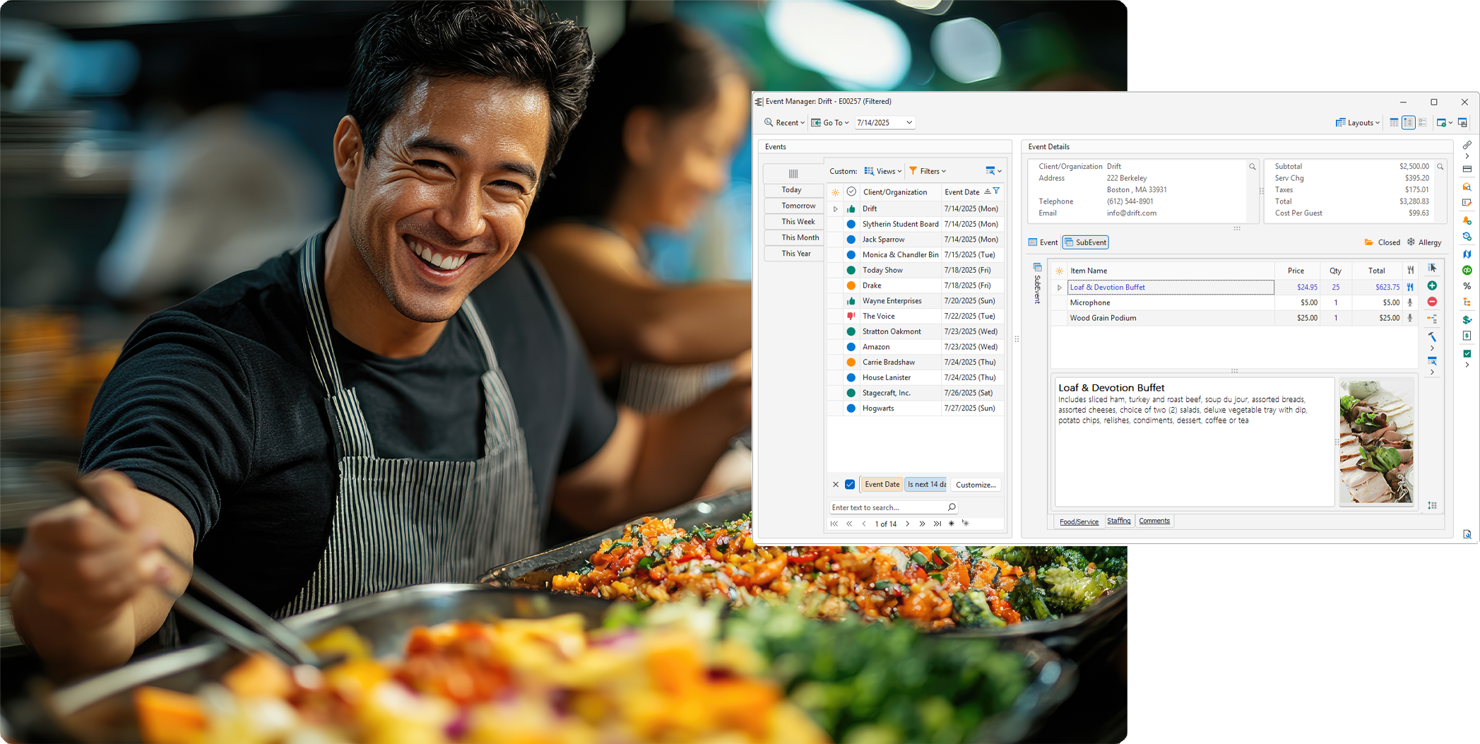 Caterease | Advanced Catering & Event Management Software CE screenshot