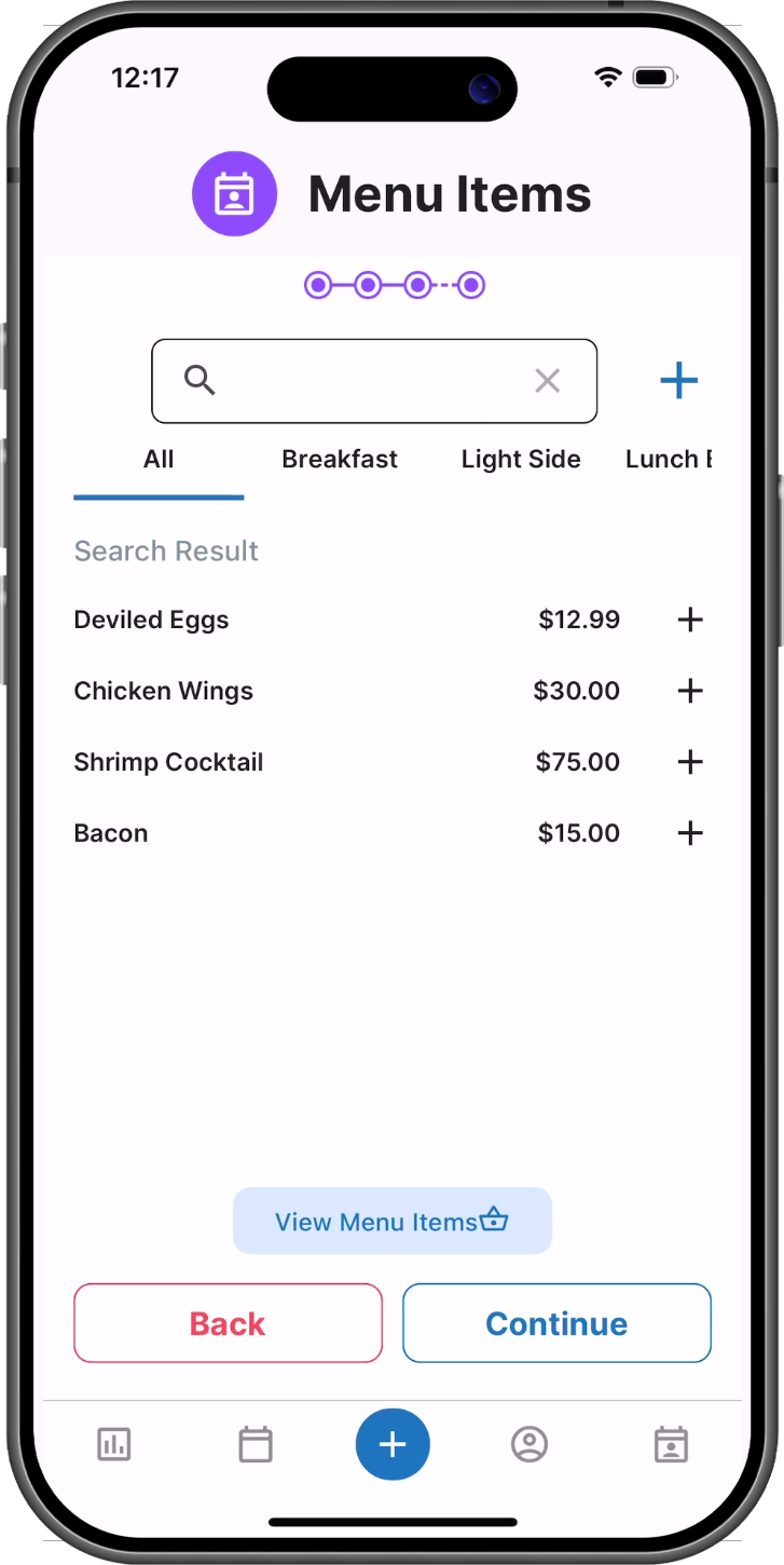 Caterease | Advanced Catering & Event Management Software Menu Management