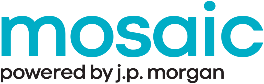 Features mosaic with jp morgan text only